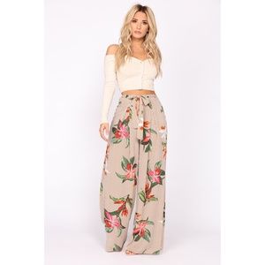 NWT Thailand Floral Woven Pants